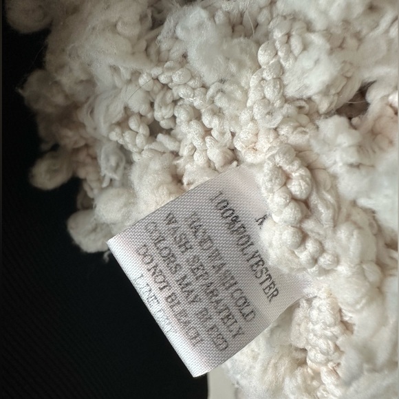 M/L Molly Green Cream Shaggy Cardigan - Picture 9 of 9